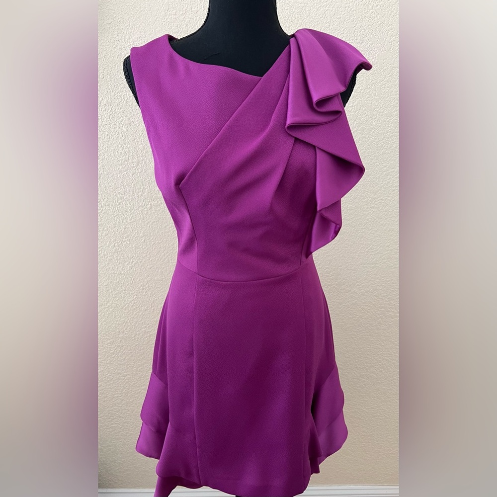 NWT Karen Millen Purple Cocktail Dress Size 6